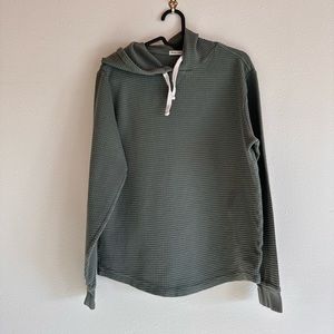 Marine Layer Box Waffle Knit Hoodie